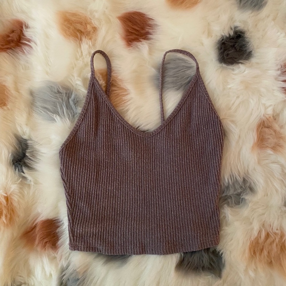 Ribbed crop top